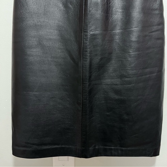 Vintage Marquis Leather Pencil Skirt - Picture 2 of 7